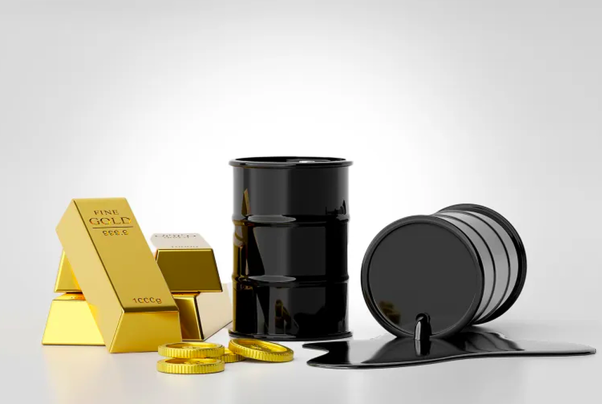 صعود النفط وهبوط الذهب في أكبر خسارة أسبوعية منذ ديسمبر