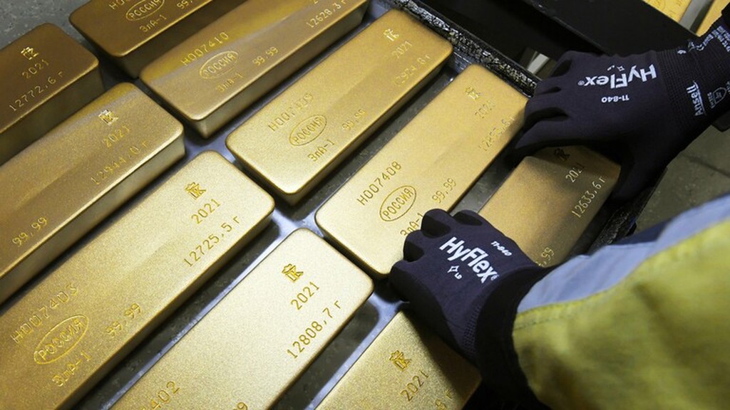 600 مليار دولار.. احتياطي روسيا من الذهب والعملات الأجنبية خلال عام